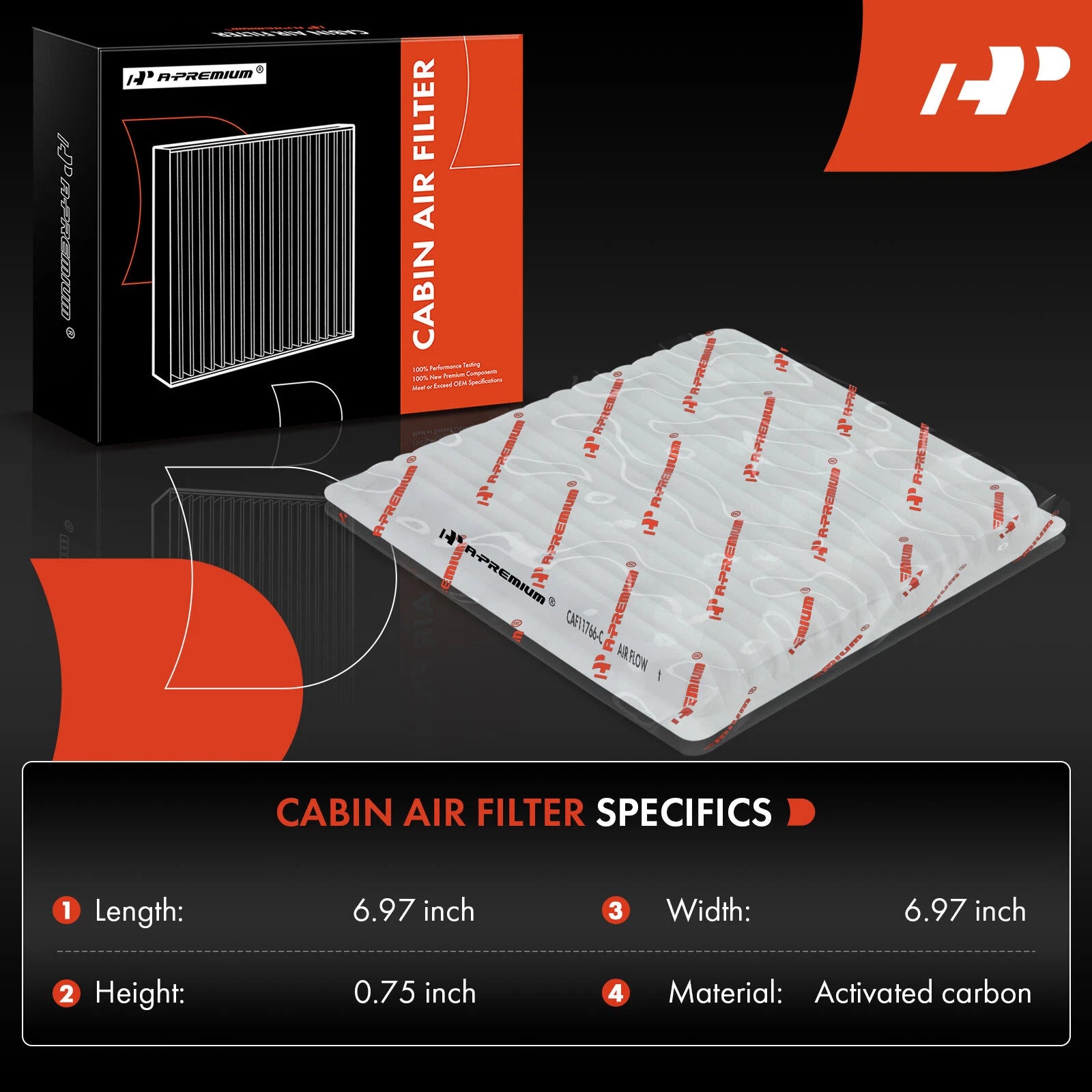 Cabin Air Filter for Dodge Attitude Mitsubishi Mirage G4 (2017–2022)