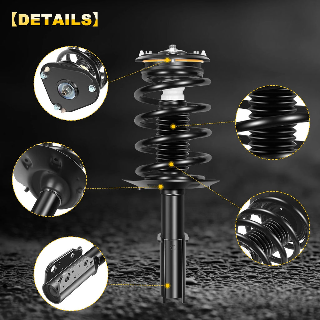 Set of 2 Front Complete Struts for Buick LeSabre & Cadillac DeVille