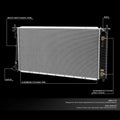 Aluminum Radiator for Ford F150 F250 Expedition 4.2L 4.6L (1997–1998) DPI 2141