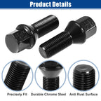 20pcs M14x1.25 Extended Wheel Lug Bolt Conical Seat 28mm for BMW Mini 