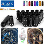 20PCS Forged Steel Lug Nuts M12 x 1.25 for Open End Cone Seat