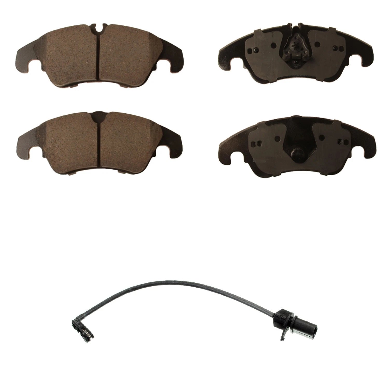Hella Front Low-Met Disc Brake Pad Set w/Sensor for Audi A4 Quattro (2016)