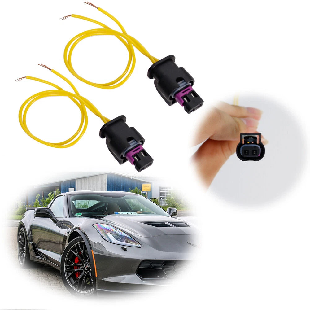 2X Front/Rear Side Marker Light Pigtail Connectors for Corvette C7