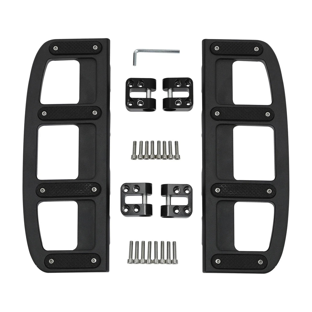 Matte Black Driver Footboard for Harley Road King, Glide (2009-2024)