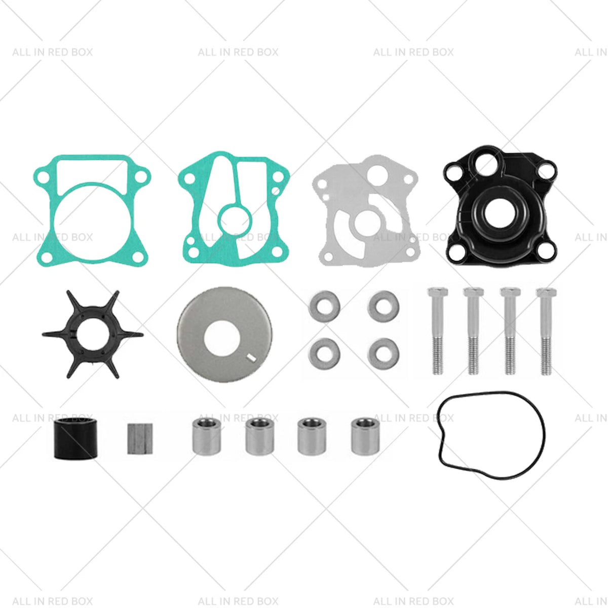 Water Pump Impeller Repair Kit for Honda Outboard BF40A BF50A (2001–2019)