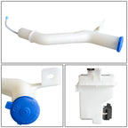 Windshield Washer Fluid Reservoir Tank Bottle w/ Cap & Pump for Hyundai Accent (2006–2011)
