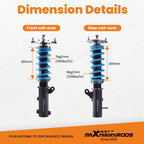 Adjustable Coilovers for Hyundai Tiburon (2003-2008)