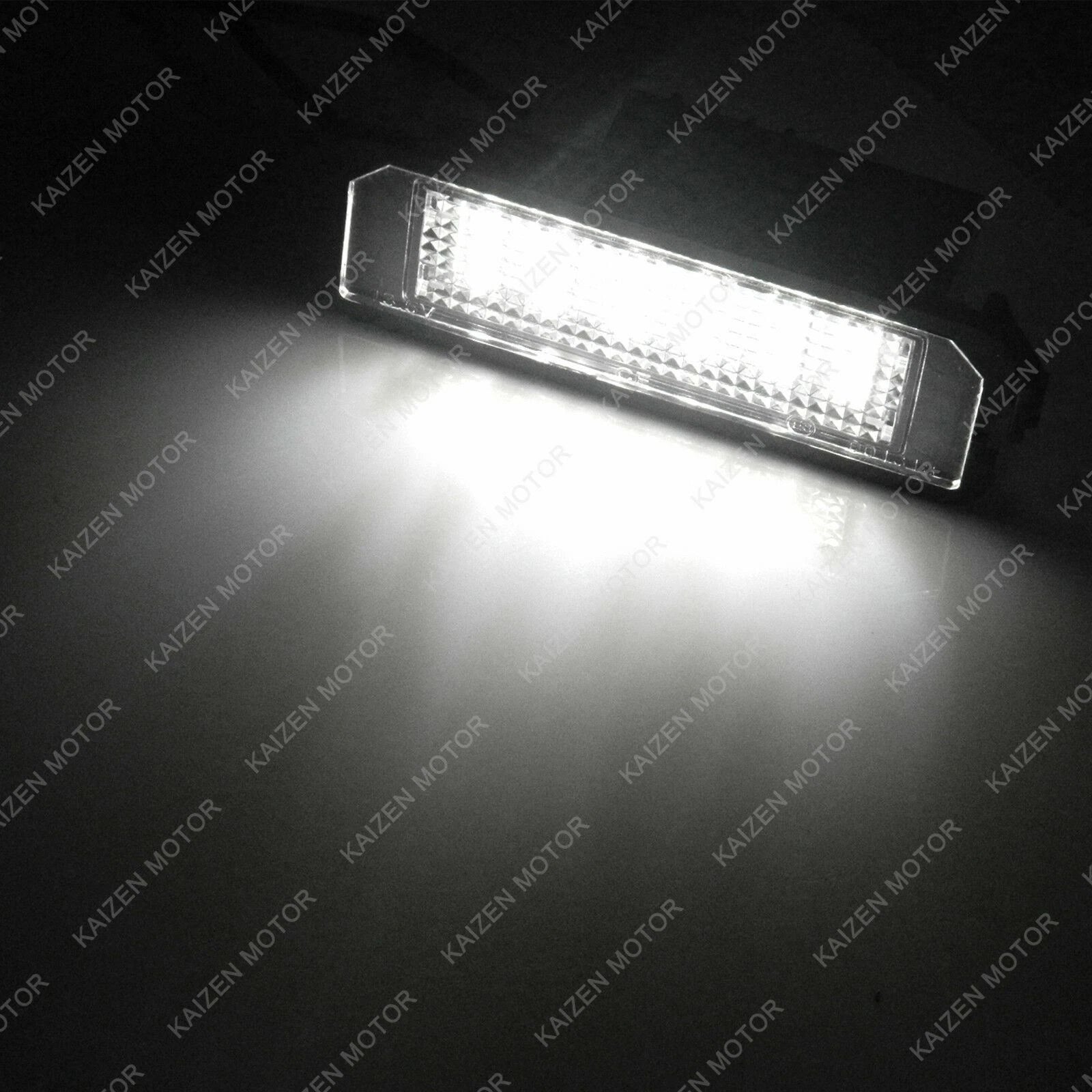 OEM White LED License Plate Light for VW Golf Passat Beetle 911 (987-996)