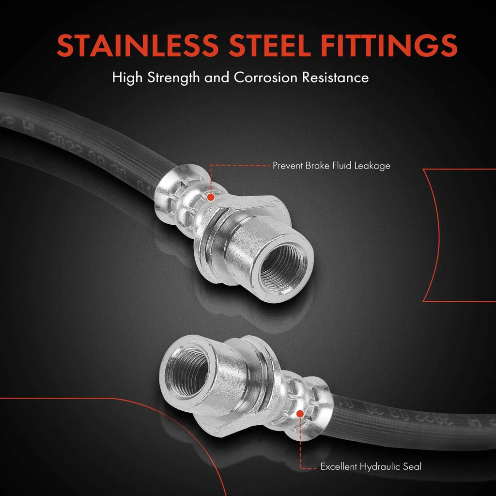 Rear Left Inner Brake Hydraulic Hose for Toyota Land Cruiser (2008–2011)