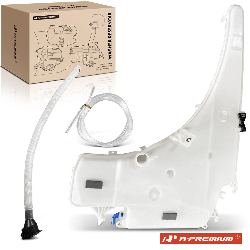 Windshield Washer Reservoir with Cap, Pump & Sensor for BMW 323i (2006–2011)