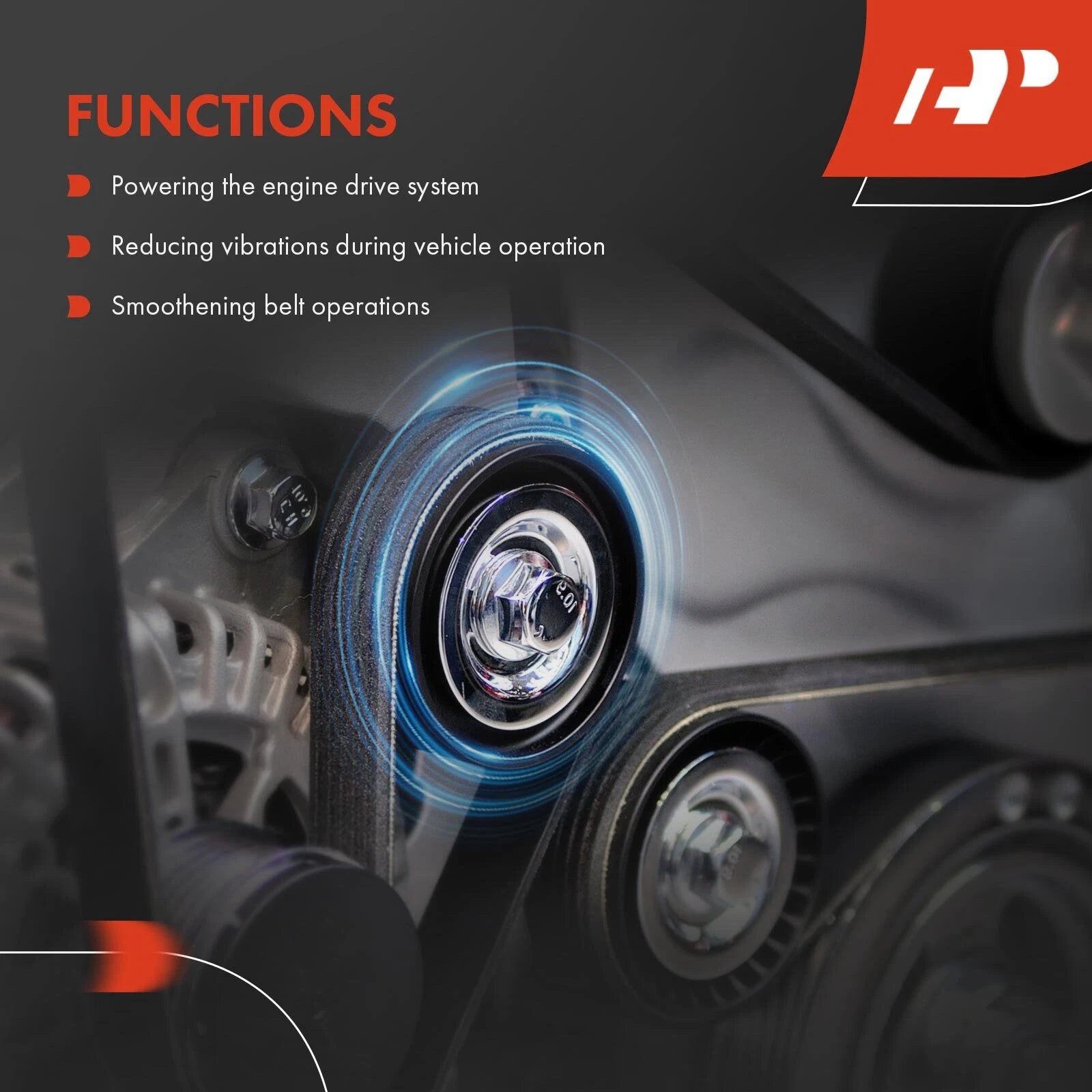 Power Steering Pump Pulley for BBC SBC and Small Block Ford