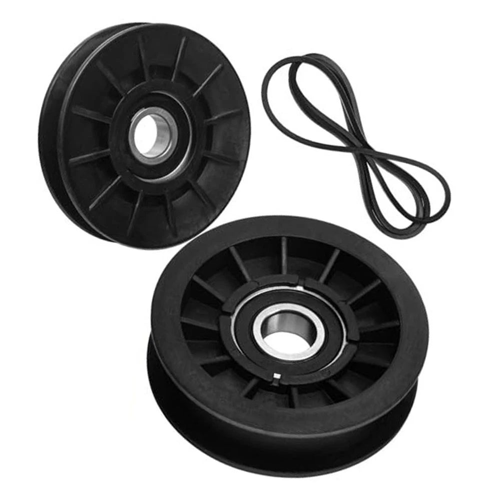 Drive Belt Set with V Type Idler Pulley for Cadet Craftsman Lawn Mowers
