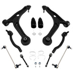 10x Front Lower Control Arms Ball Joint Tie Rods Kit for Honda Pilot MDX (2006–2008)
