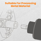 Rotary Broach Tool Holder for 3/4" Shank Broach (Fit 1/2" Shank)