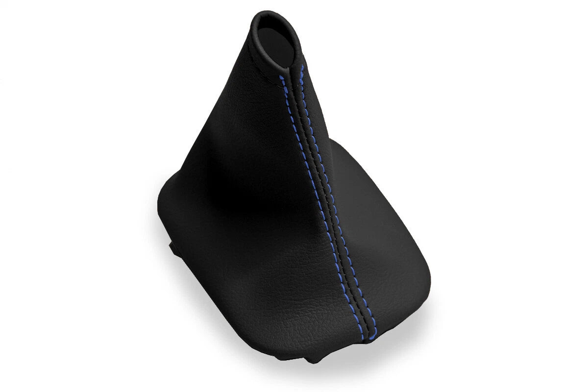 Leather Manual Shift Boot Cover for BMW E28 (1982–1988) Blue Stitch