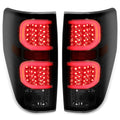 Smoke Black LED Tail Lights for Ford F150 (2009–2014)