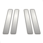Chrome Pillar Post Covers 4Pc Replacement for Jaguar S-Type (2003–2007)