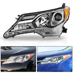 Halogen Headlight Chrome for Toyota RAV4 (2013-2015)