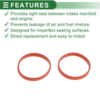 Set of 4 Engine Intake Manifold Gaskets for Chevrolet HHR (2005–2011) No. 24455112