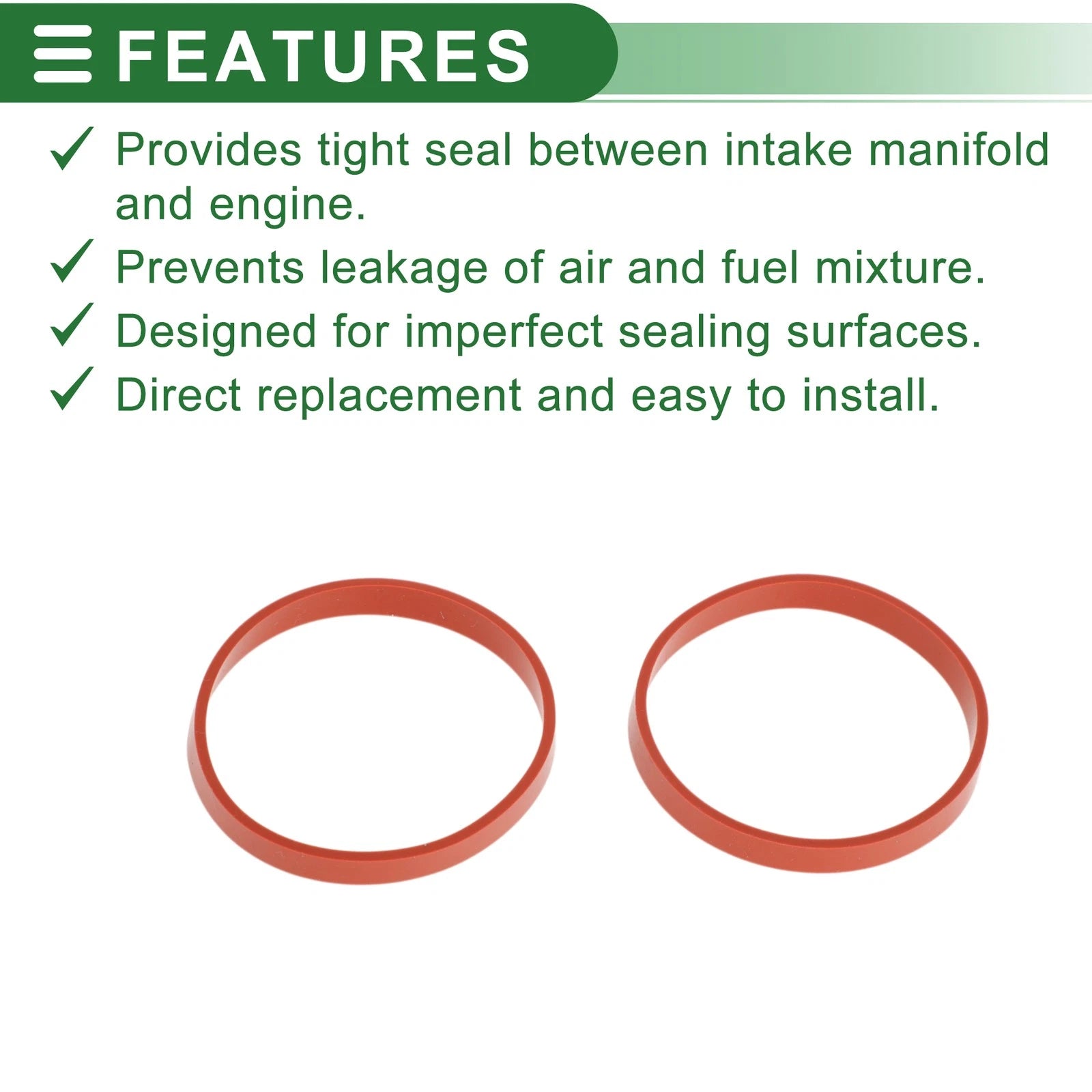 Set of 4 Engine Intake Manifold Gaskets for Chevrolet HHR (2005–2011) No. 24455112