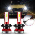 2x Xenon White H7 6000K LED Headlight Bulbs for Audi A3–A6, Q5–Q7 (2010–2019)
