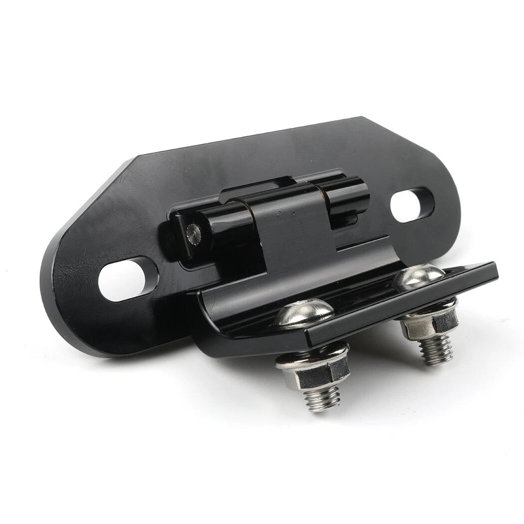 Billet Aluminum Rear Hatch Hinges Black Pair for Camaro/Firebird (1982–1992)