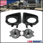 Pair Fog Lights for Toyota Tundra (2014–2021) LH+RH