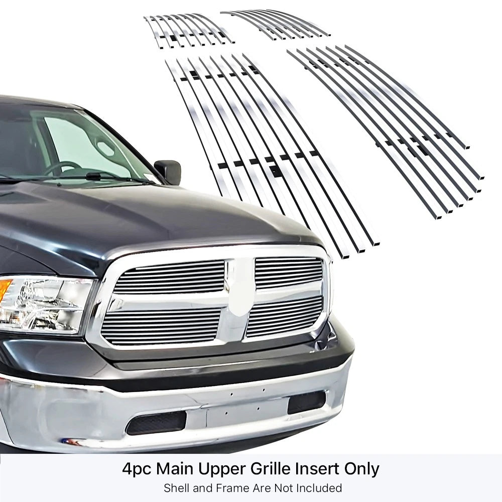 Chrome Polished Billet Grille Insert for Ram 1500 (2013-2021 Classic)