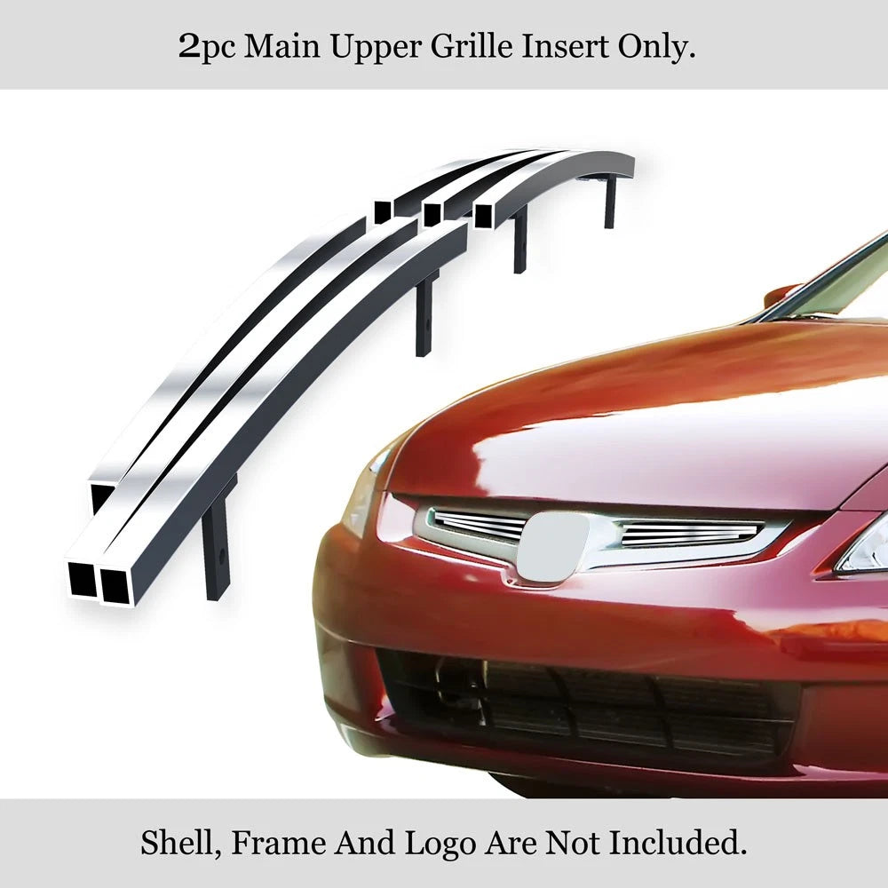 Stainless Chrome Billet Grill Insert for Honda Accord Sedan (2003-2005)