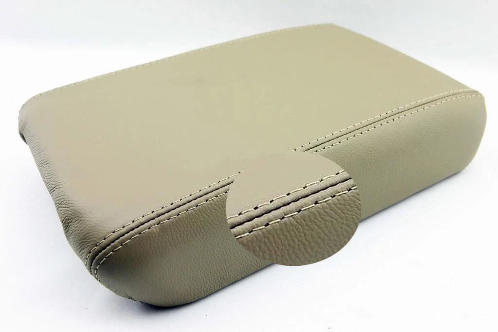 Leather Synthetic Console Armrest Cover for GMC Acadia Enclave (2007–2016) Beige