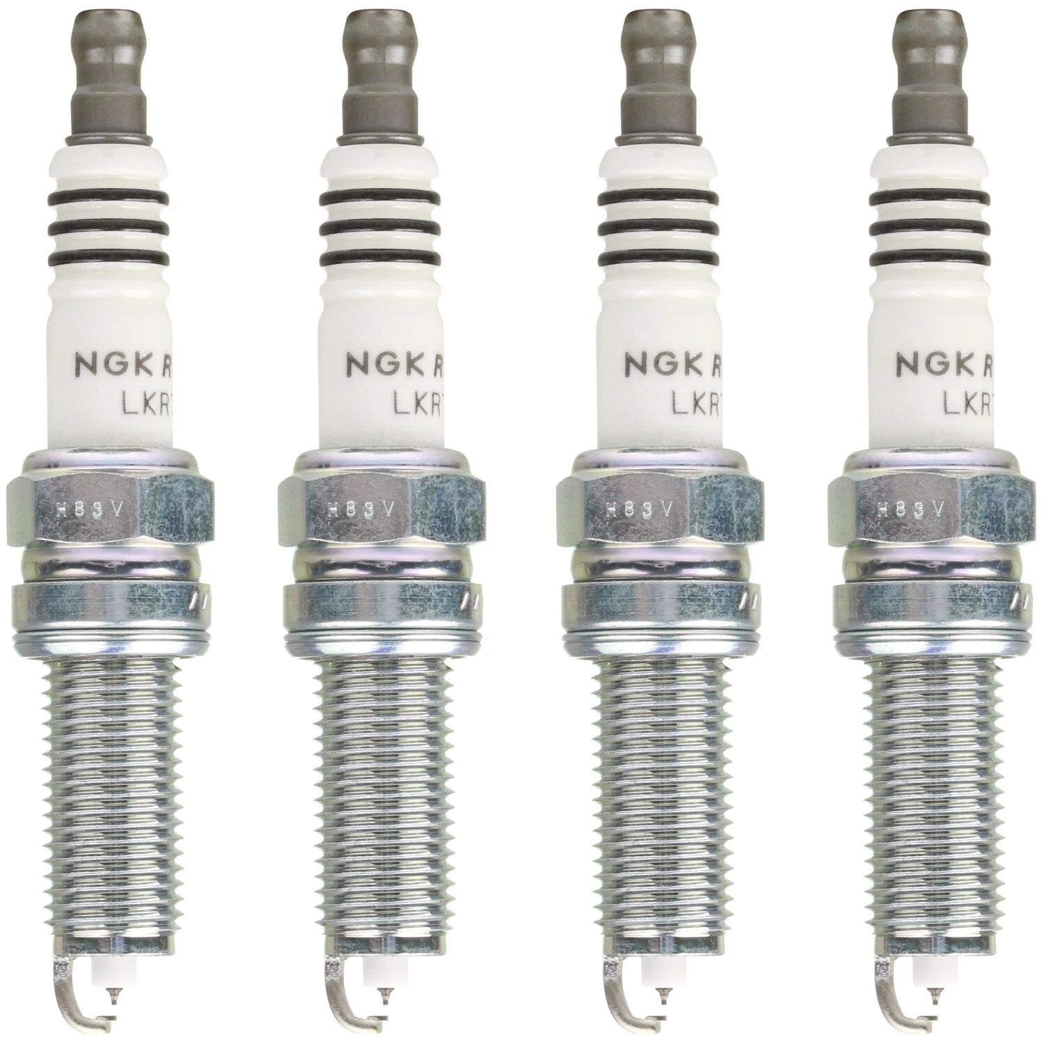 Set of 4 NGK Ruthenium HX Spark Plugs for Hyundai Elantra, KIA Forte (2011–2020)