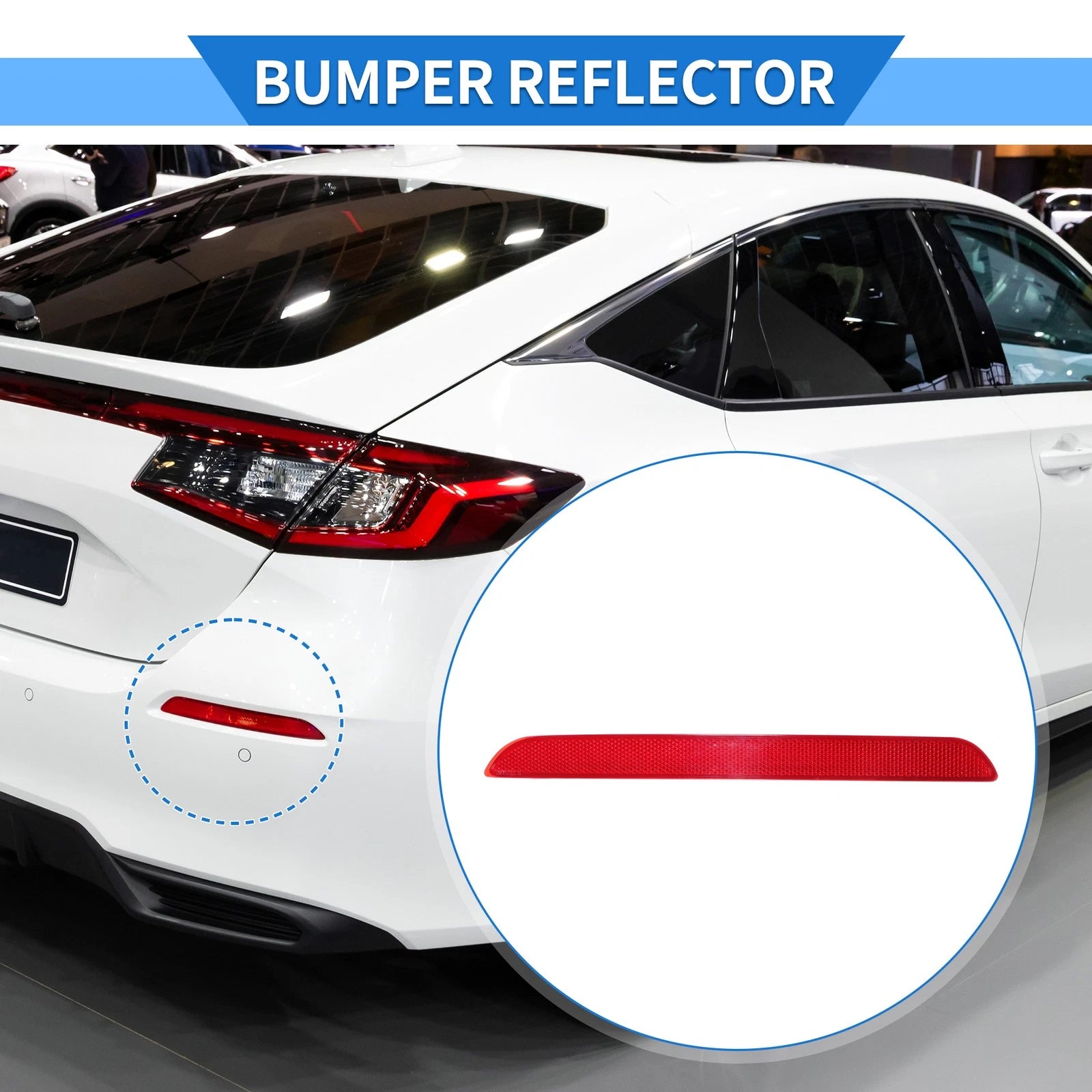 Rear Right Bumper Reflector No. 33505T20A01 for Honda Civic (2022–2023)