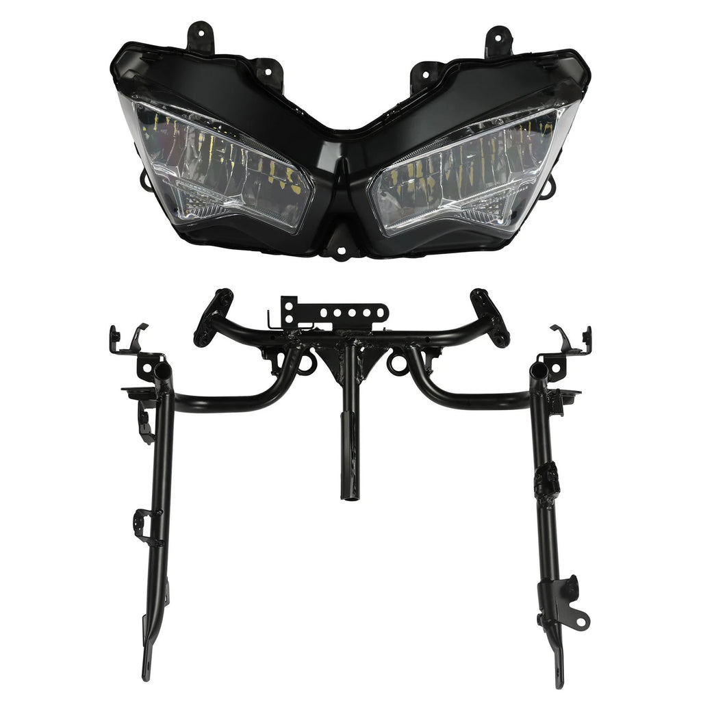 Headlight Assembly & Fairing Stay Bracket for Kawasaki ZX4R ZX4RR (2023–2025)