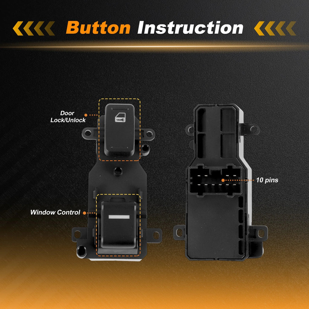 Power Window Switch for Honda Accord (2003–2007) No. 35760SDNA01