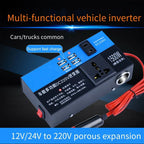 12V 24V Car Converter with Intelligent Voltage Detection LCD Display for Cars