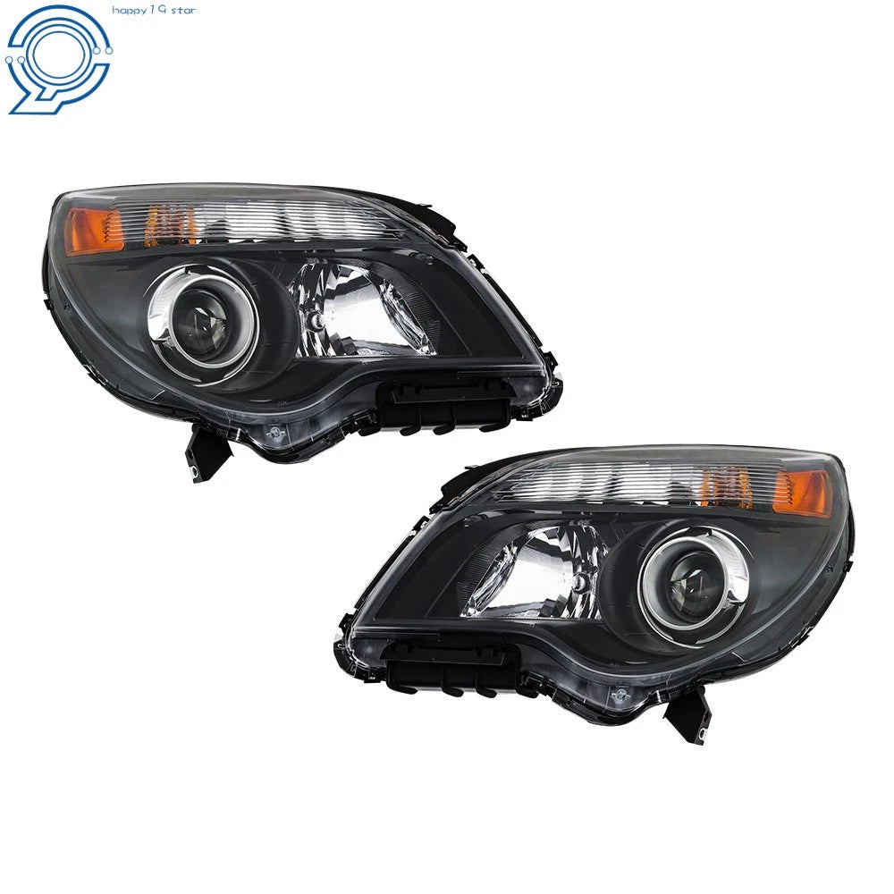 Set of 2 Halogen Projector Headlights for Chevy Equinox LTZ (2010-2015)