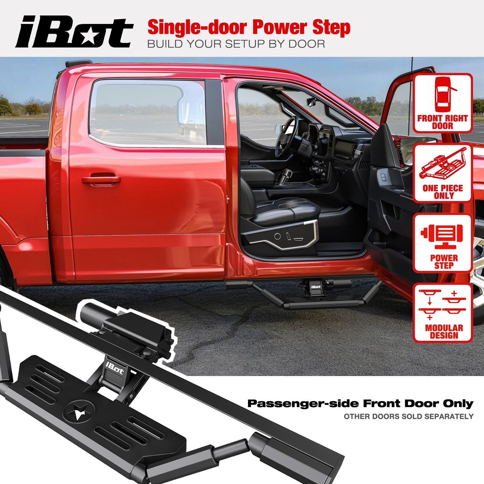Power Steps for Chevy Silverado GMC Sierra Crew Cab (2001-2007)