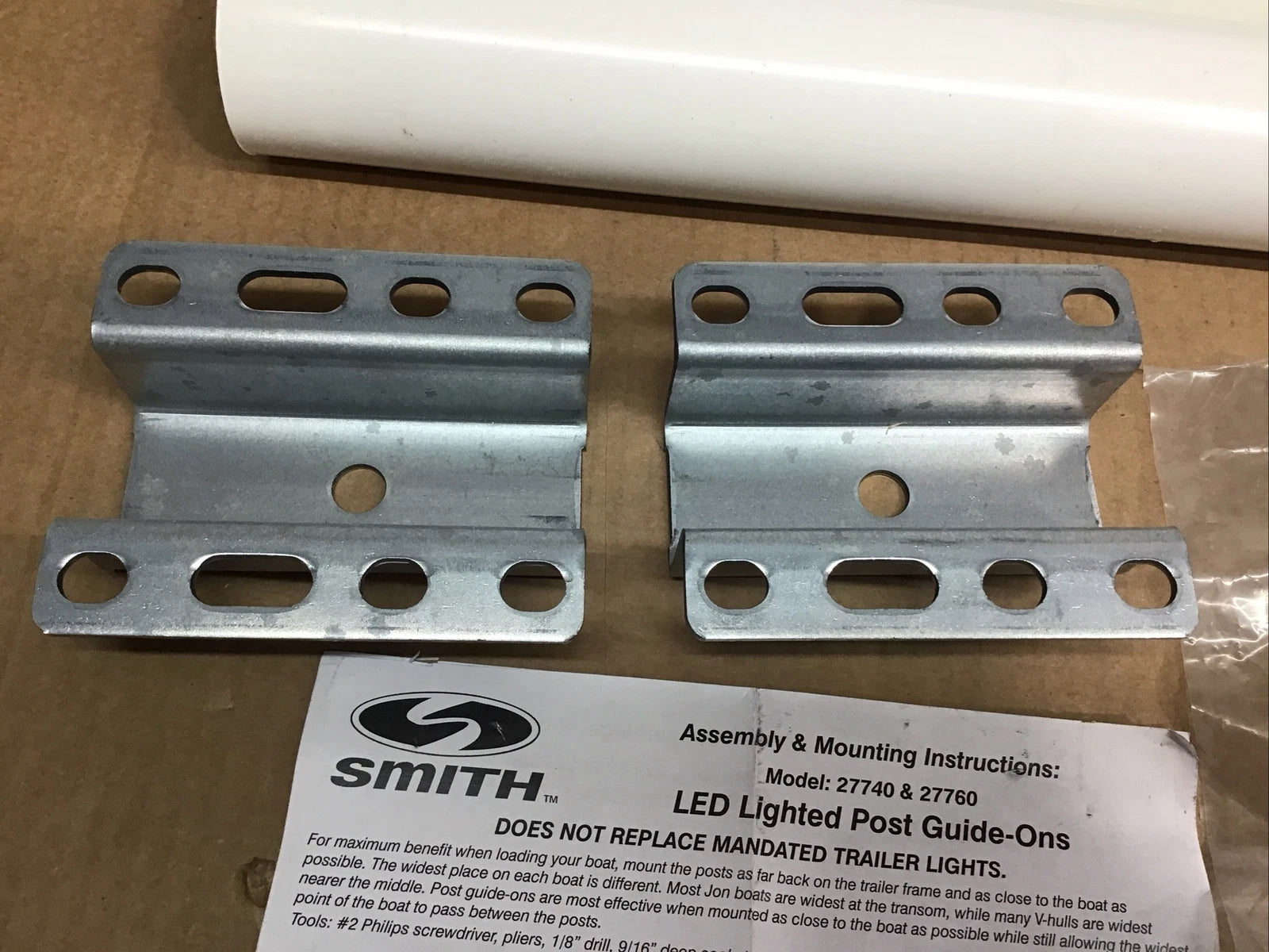 Lighted Post Style Boat Trailer Guides for CE Smith 27740 (Used)
