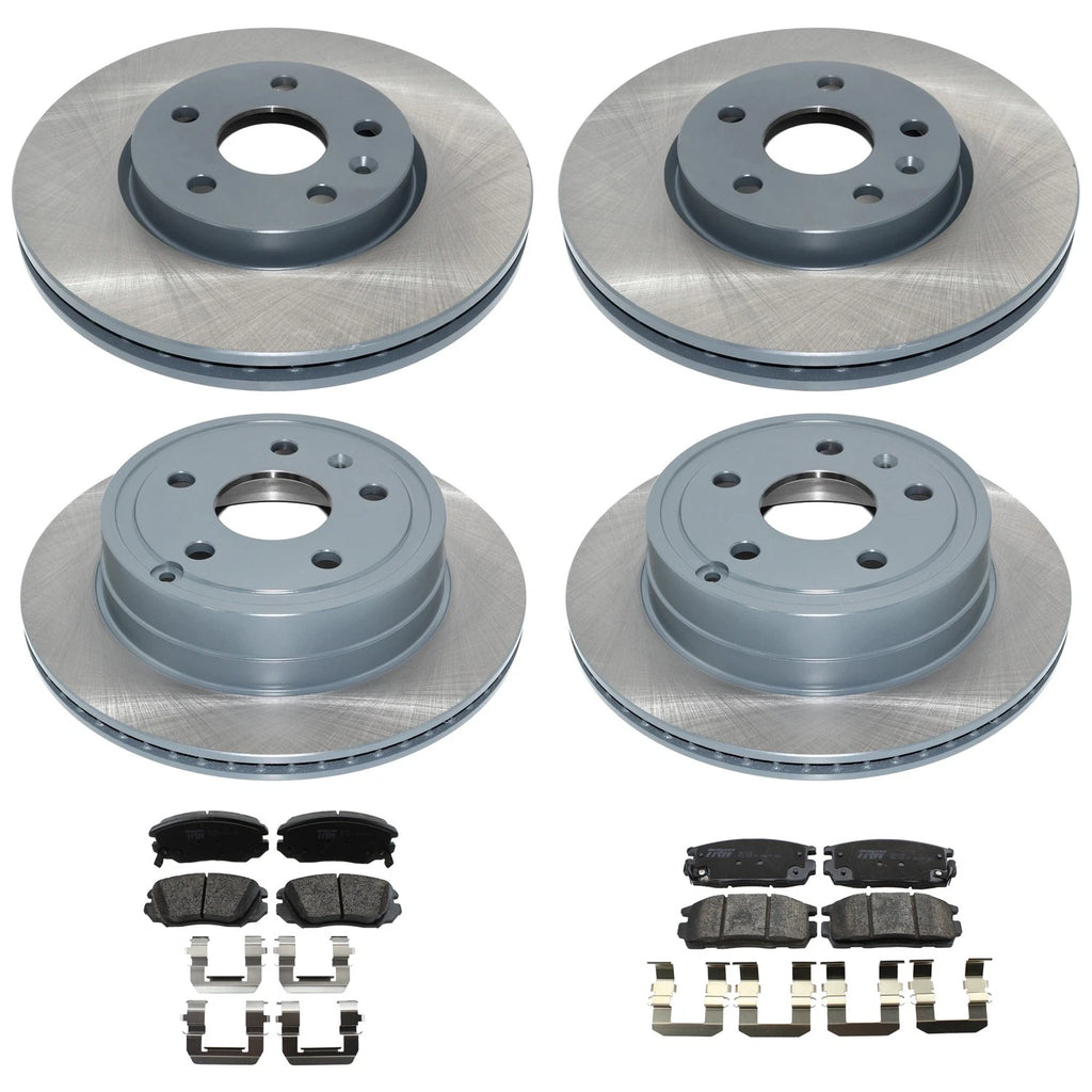 Disc Brake Rotor & TRW Ceramic Pad Kit for Equinox Terrain (2010–2017)