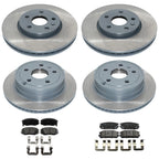 Disc Brake Rotor & TRW Ceramic Pad Kit for Equinox Terrain (2010–2017)