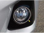 2pc. Luxury FX Stainless Front Fog Light Accent Trim for 14-16 Toyota Corolla 4D