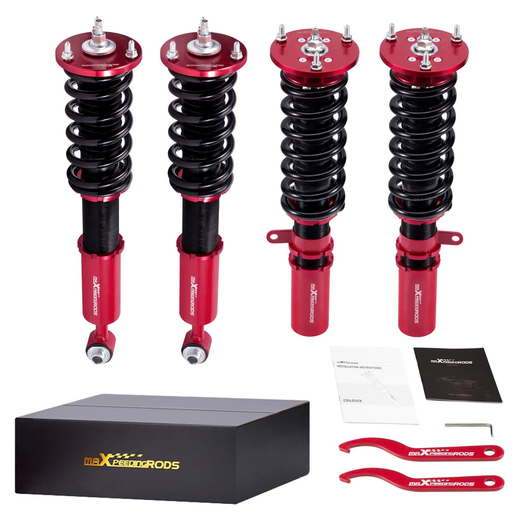 Coilover Kit for BMW 5 Series E60 (2004-2010) Adjustable Damper Red Shocks