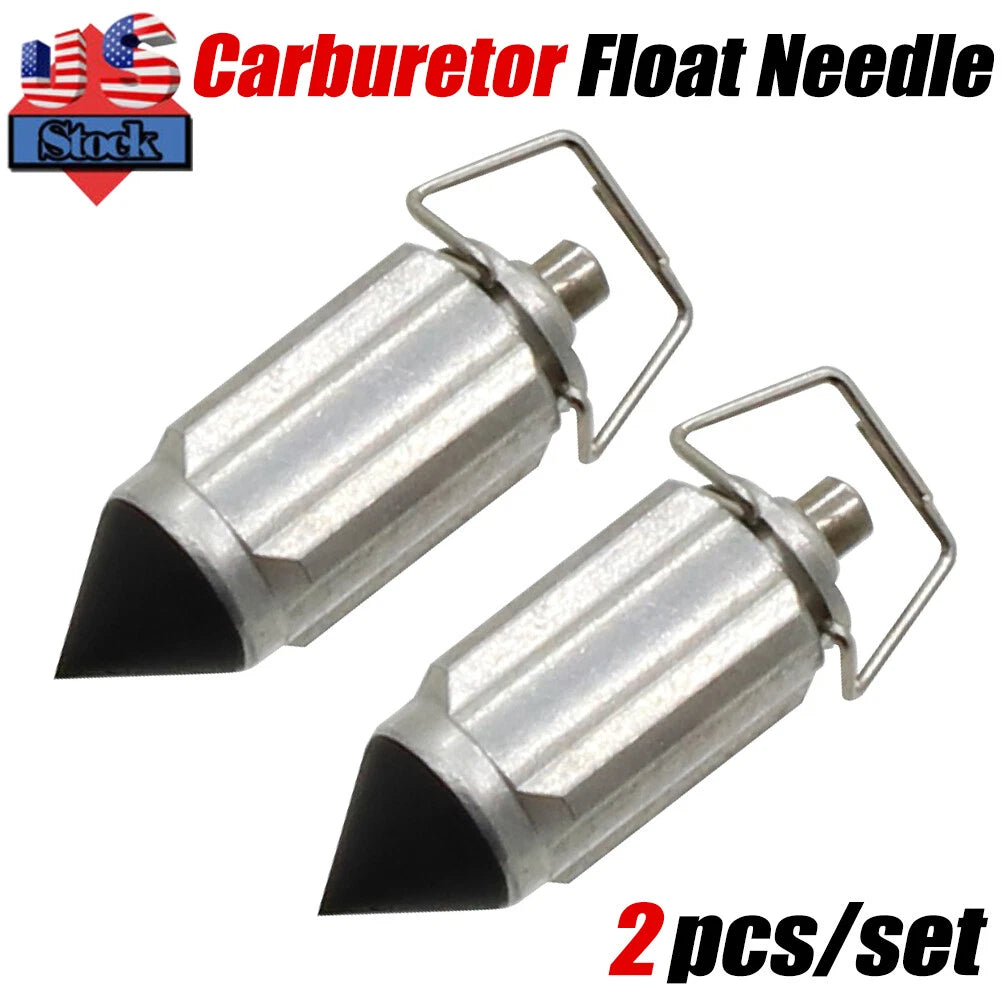 2 Carburetor Float Valve Needle 0118-104 for Kawasaki Honda Suzuki Yamaha