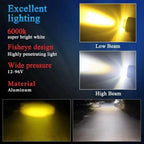 Headlight LED H4 BA20D 360 Degree Beam for Motorcycle