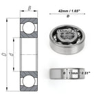Deep Groove Ball Bearing 6302 for Scooter Skateboard (15x42x13mm)