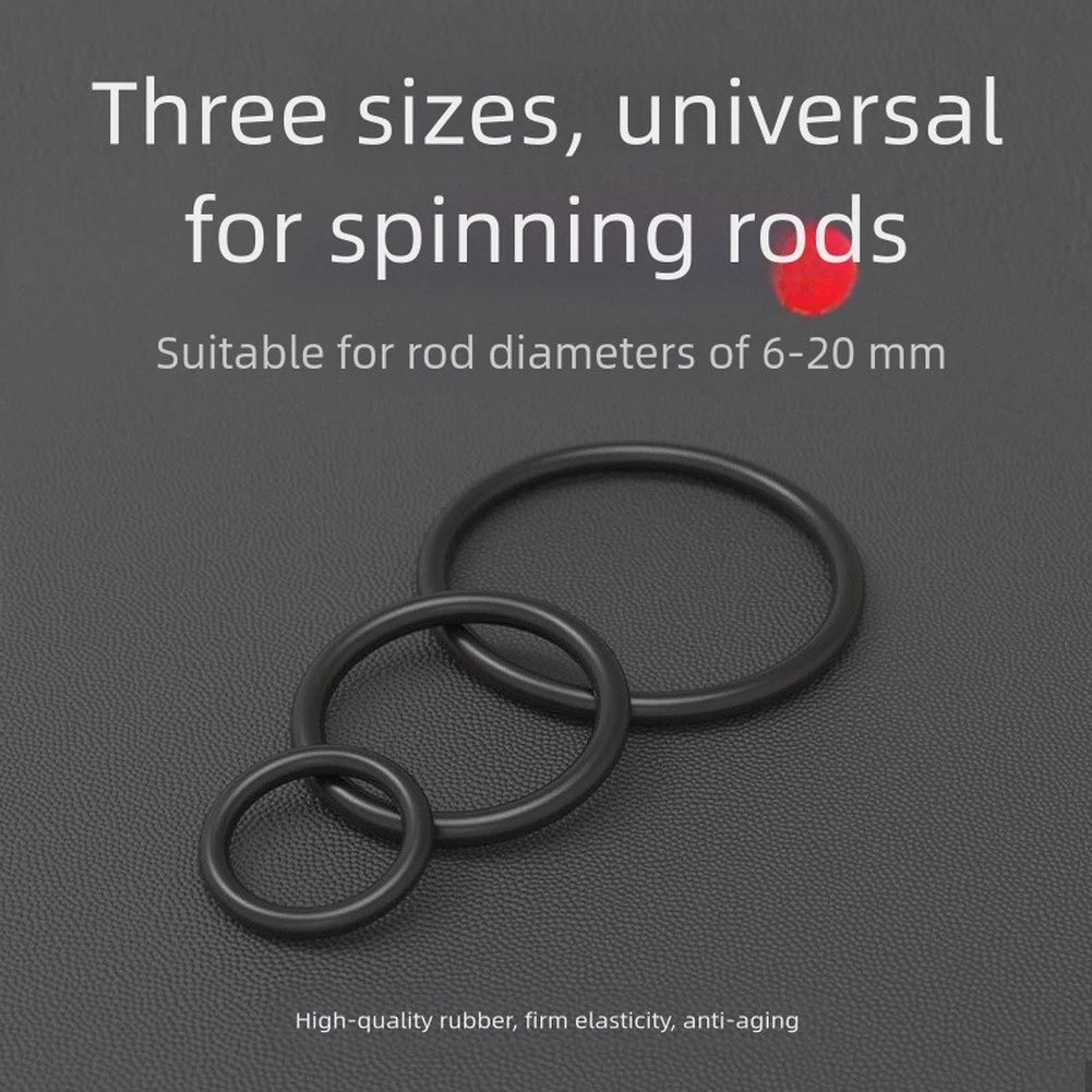 Set of 5 Plastic Fishing Rod Bait Holders Hooks