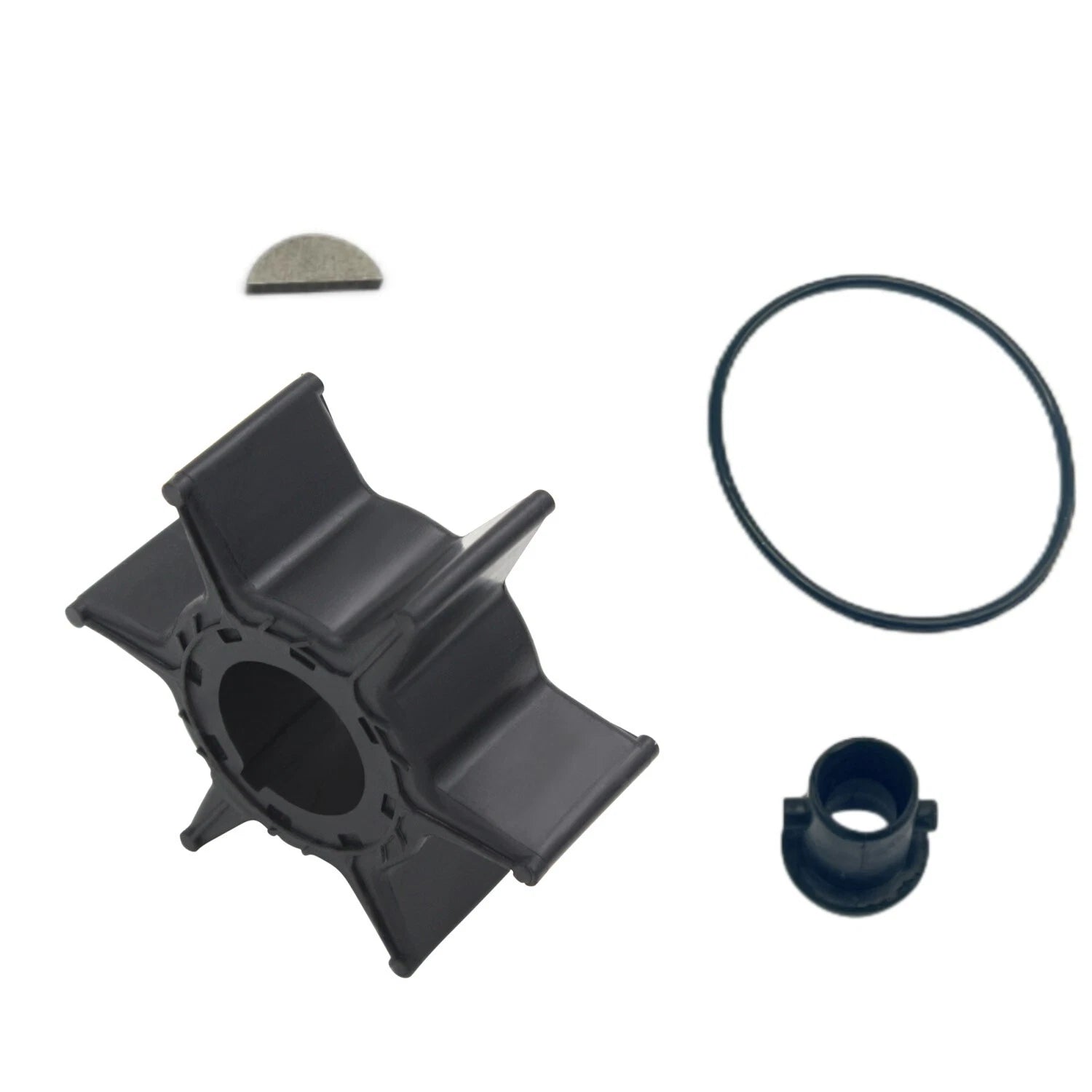 Water Pump Impeller Kit for Yamaha 2-Stroke 30hp, 4-Stroke 25hp (61N-W0078-01)