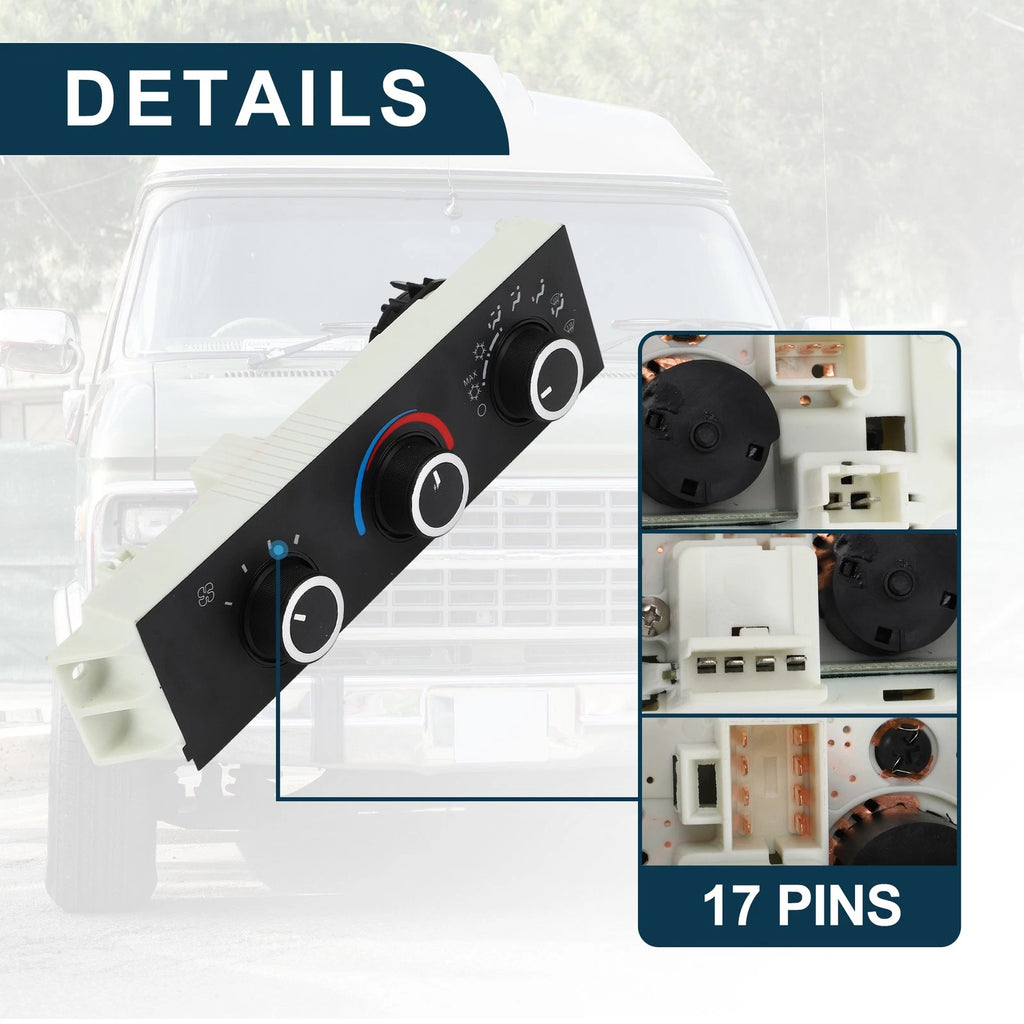 A/C Heater Climate Control Switch for Chevrolet Astro (1995–2005)
