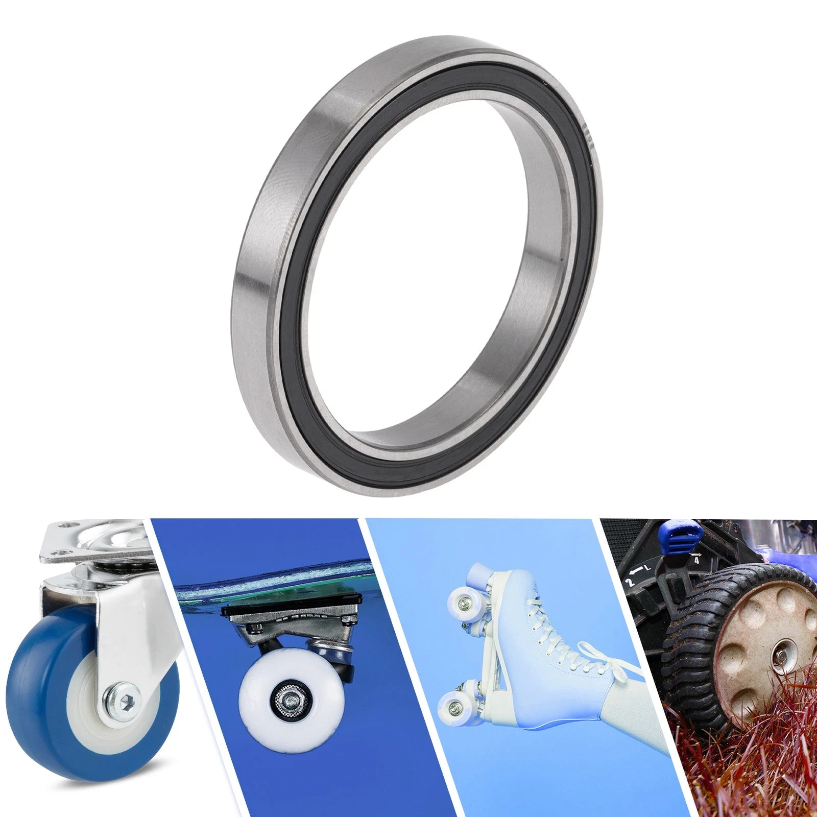 Deep Groove Ball Bearing 6808DD for Scooter Skateboard Wheel (40x52x7mm)