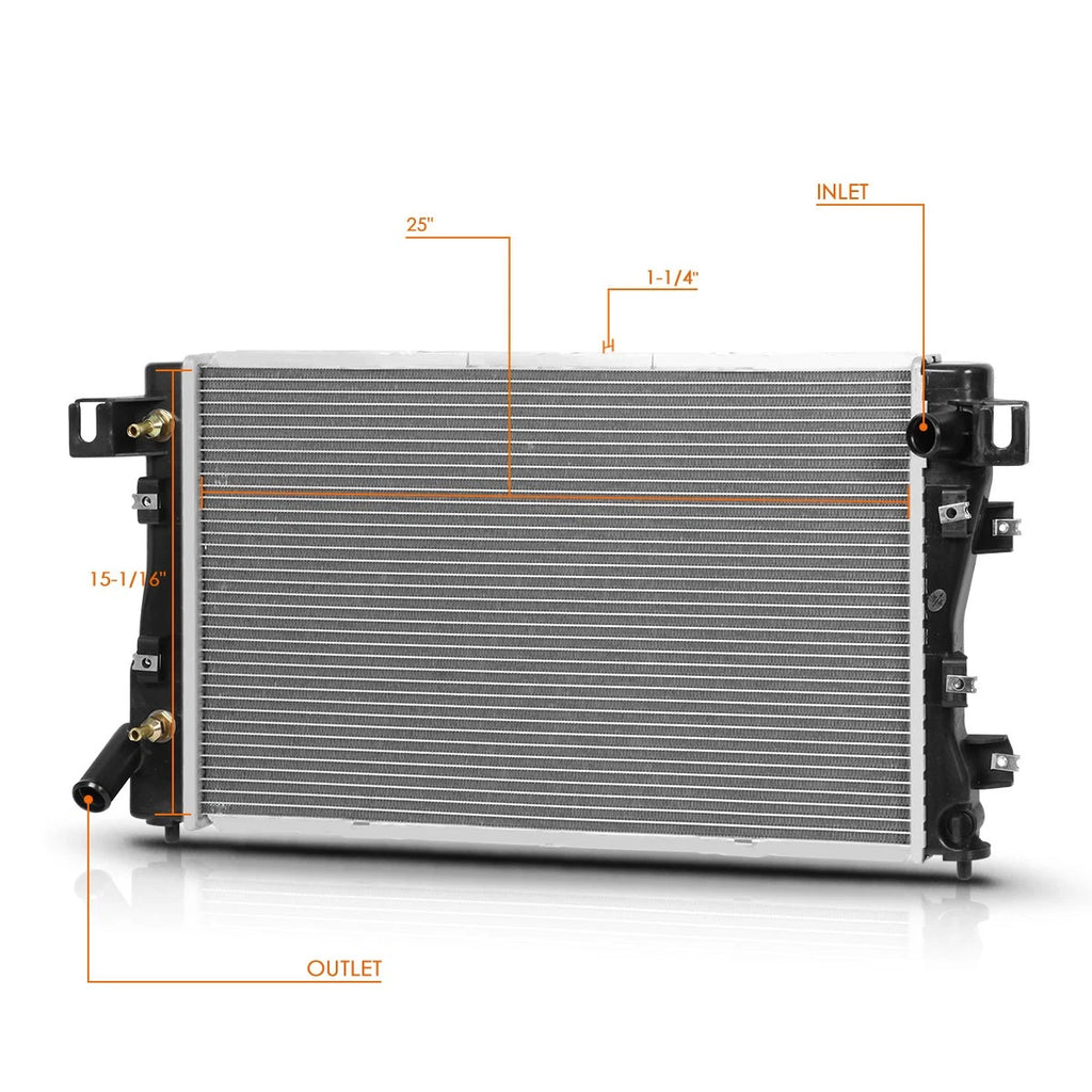 Aluminum Radiator DPI-1390 for Chrysler Concorde/Intrepid/Vision (1993–1997)